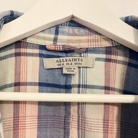 All Saints check shirt - Picture 8 of 11